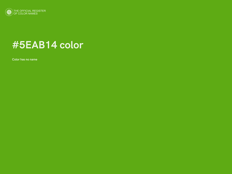 #5EAB14 color image