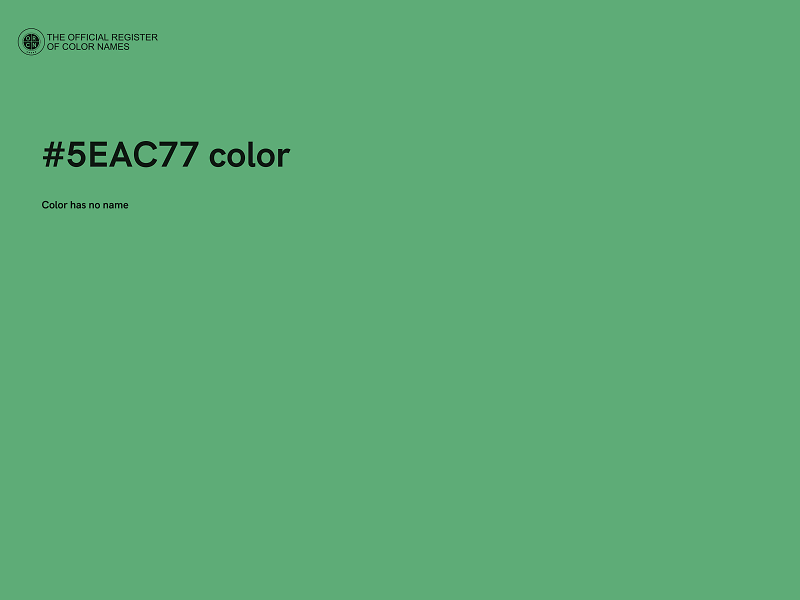 #5EAC77 color image