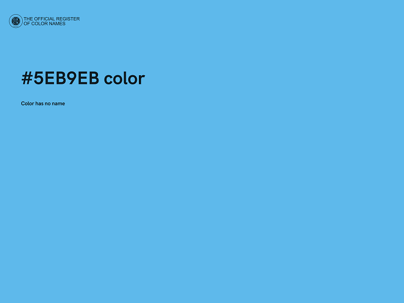 #5EB9EB color image