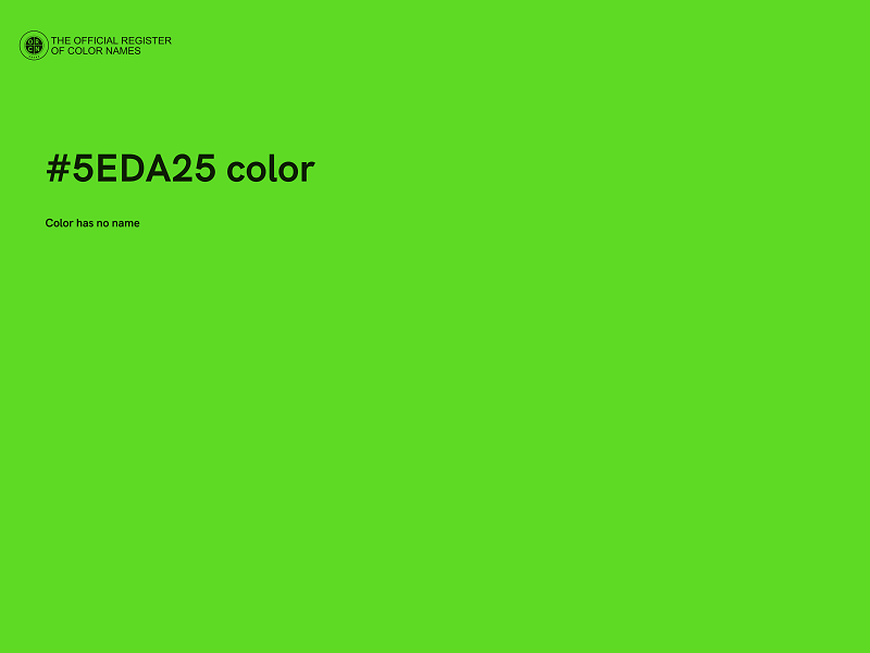 #5EDA25 color image