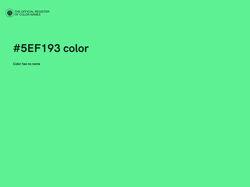 #5EF193 color image