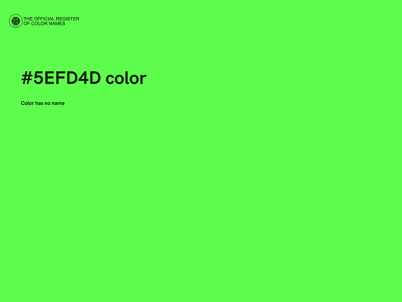 #5EFD4D color image