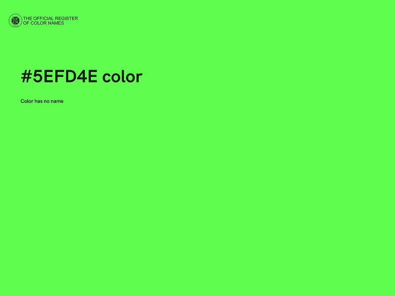 #5EFD4E color image