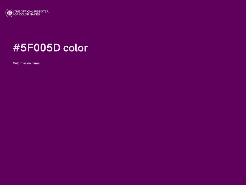 #5F005D color image