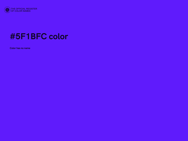 #5F1BFC color image