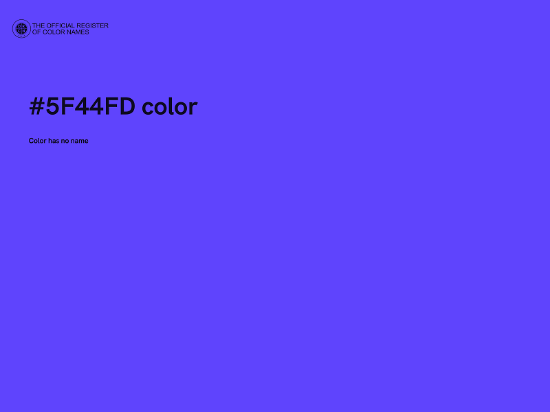 #5F44FD color image