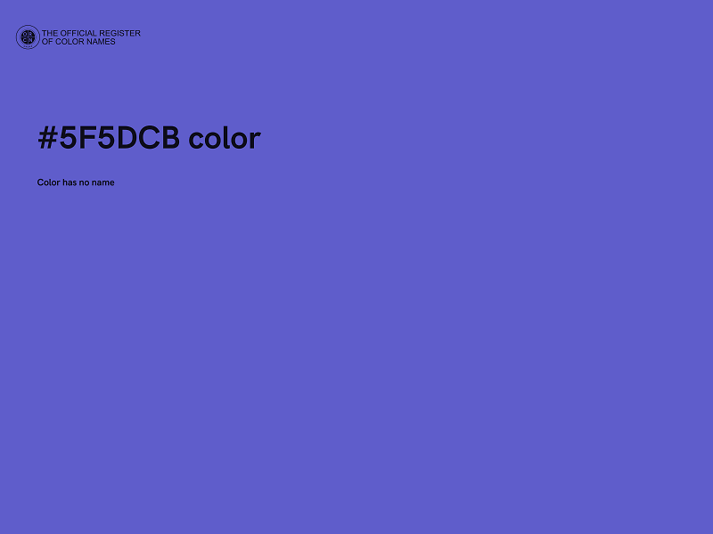 #5F5DCB color image