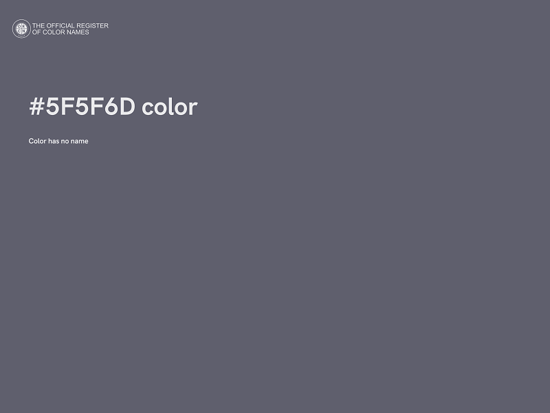 #5F5F6D color image