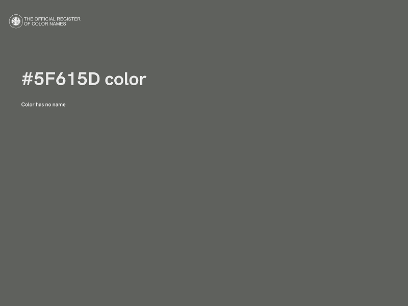 #5F615D color image