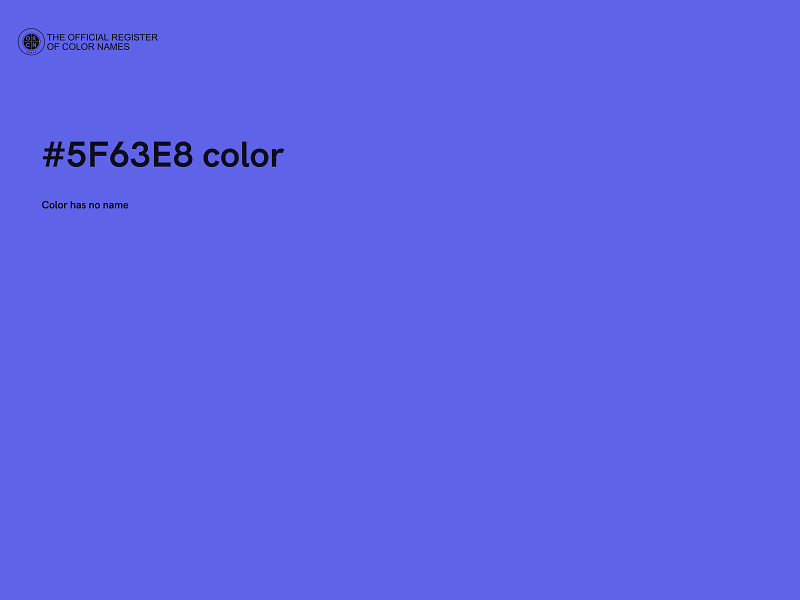 #5F63E8 color image