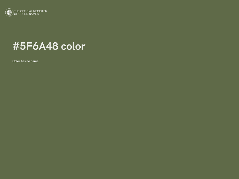 #5F6A48 color image