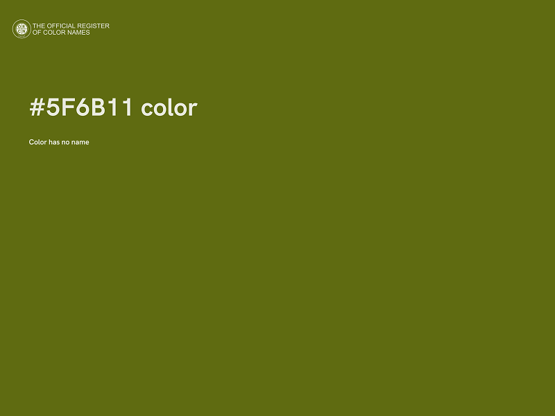 #5F6B11 color image