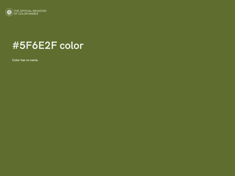 #5F6E2F color image