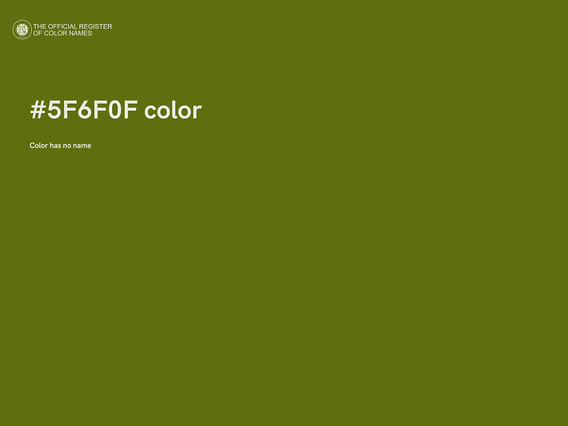 #5F6F0F color image