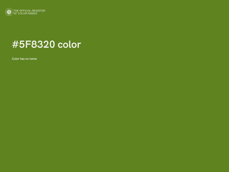 #5F8320 color image