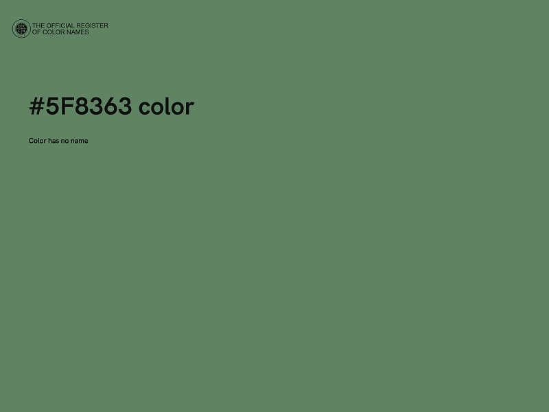 #5F8363 color image