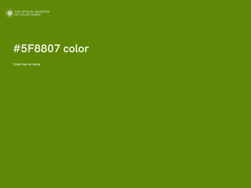 #5F8807 color image