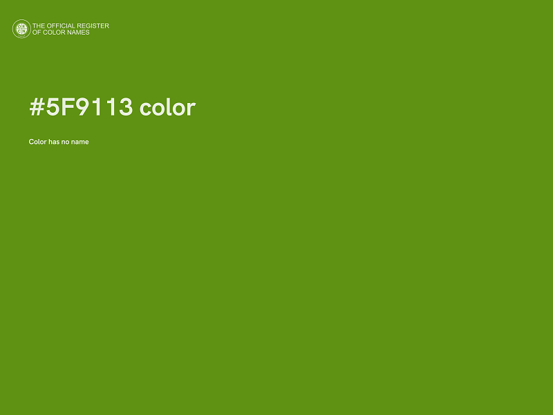 #5F9113 color image