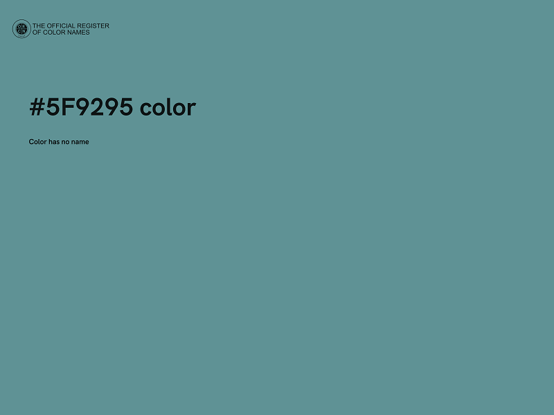 #5F9295 color image