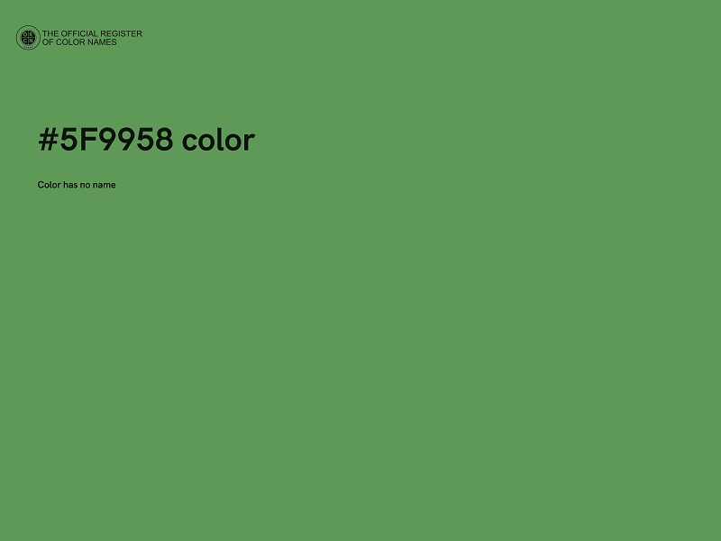 #5F9958 color image