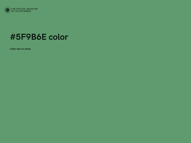 #5F9B6E color image