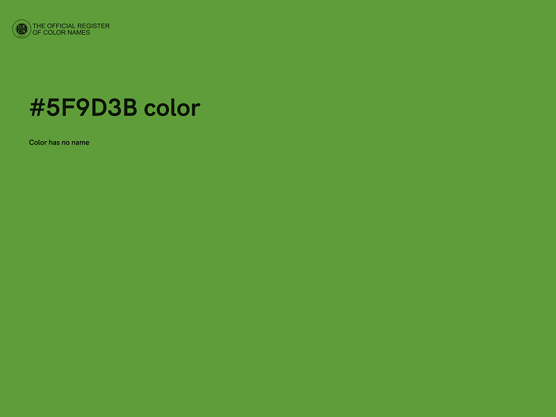 #5F9D3B color image