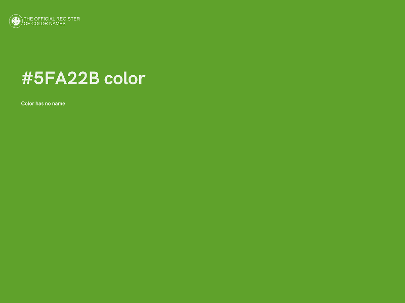 #5FA22B color image