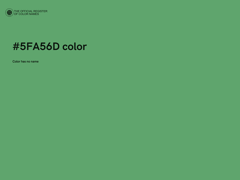 #5FA56D color image