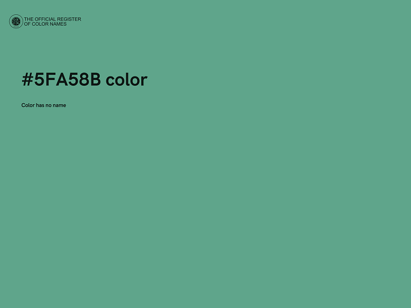 #5FA58B color image