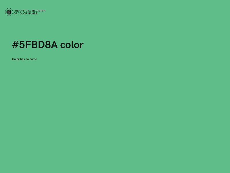 #5FBD8A color image