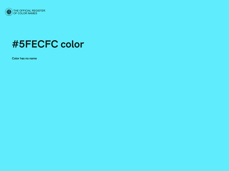 #5FECFC color image