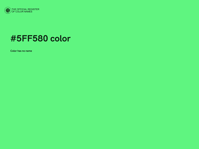 #5FF580 color image