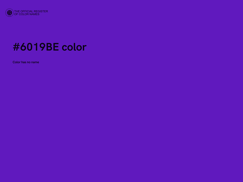 #6019BE color image