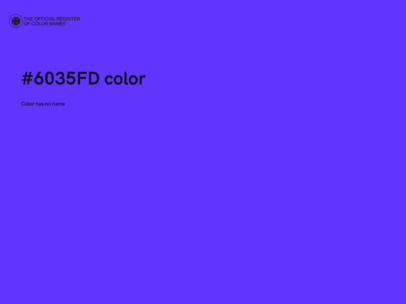 #6035FD color image