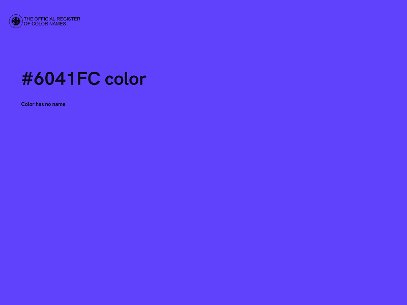 #6041FC color image