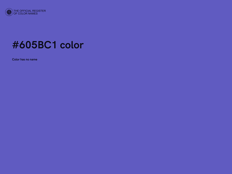 #605BC1 color image