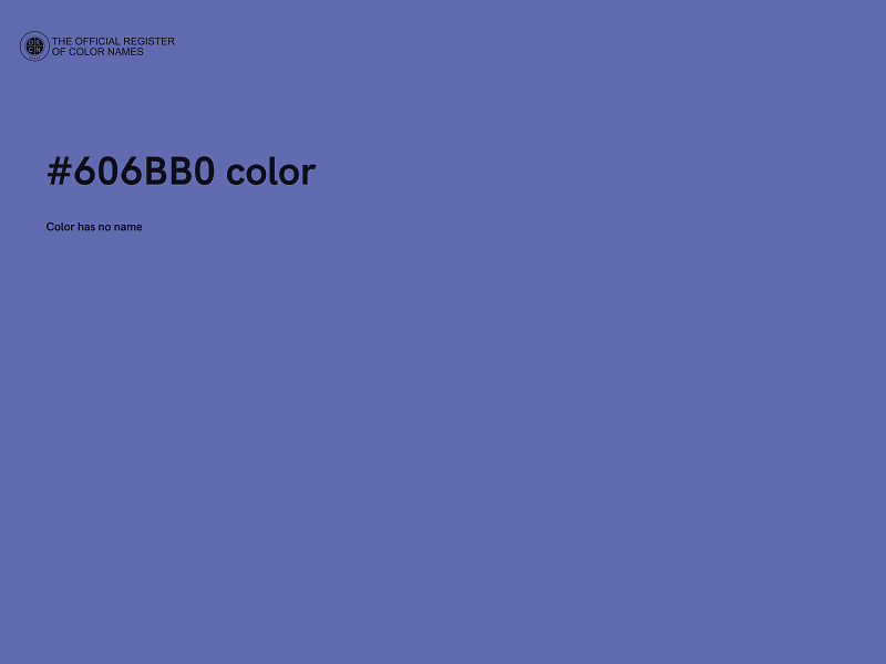 #606BB0 color image