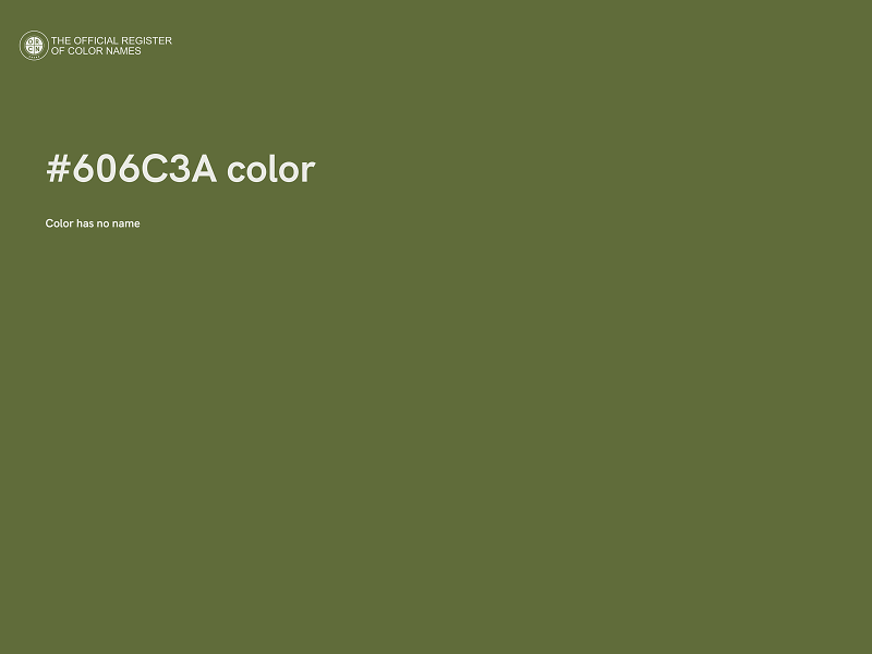 #606C3A color image