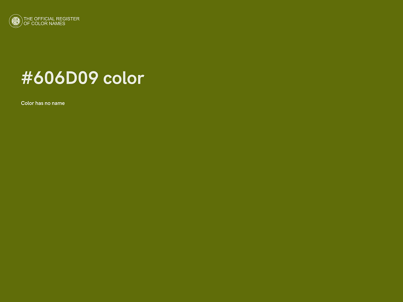 #606D09 color image