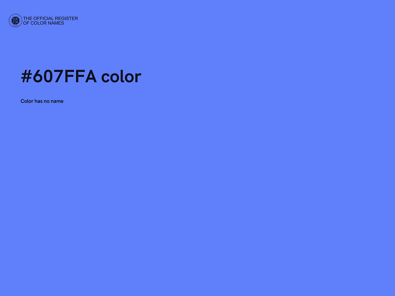 #607FFA color image