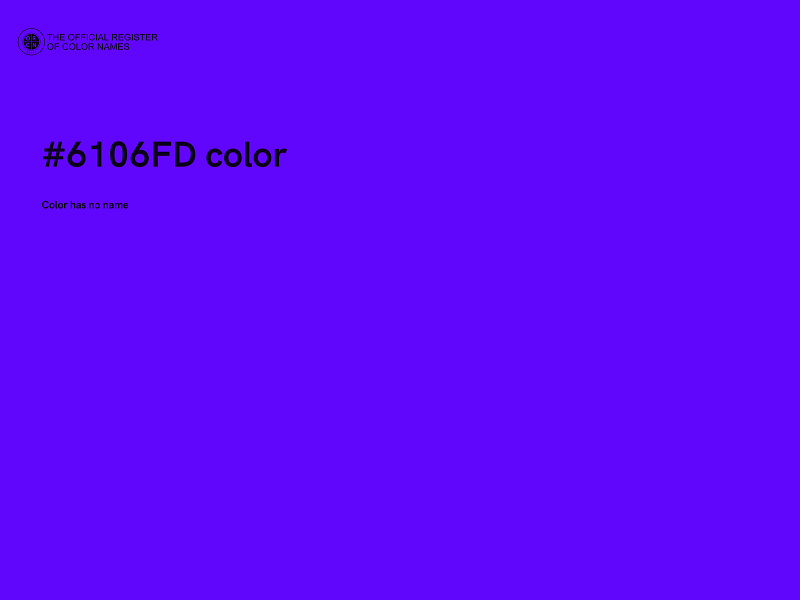 #6106FD color image