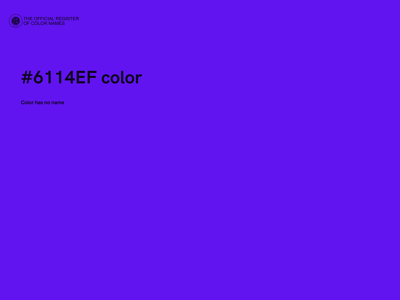 #6114EF color image