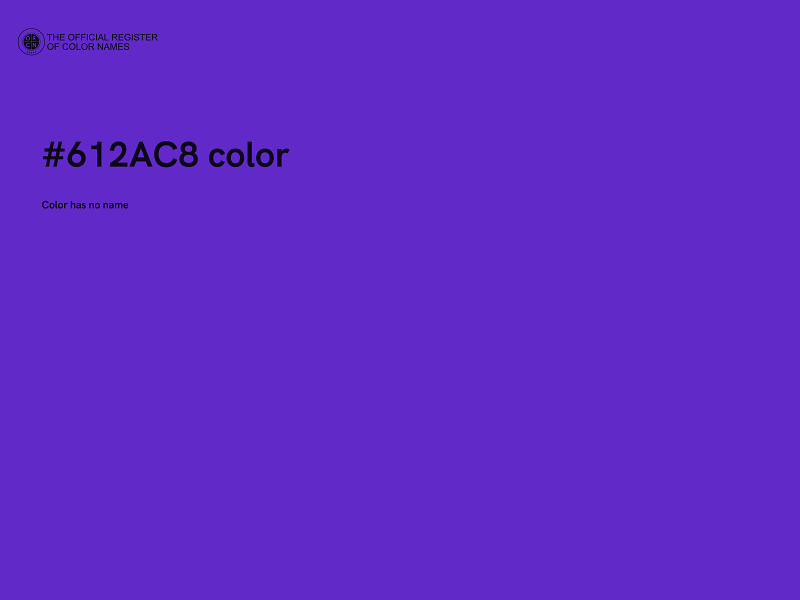 #612AC8 color image