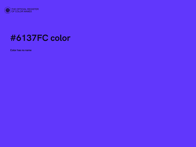 #6137FC color image