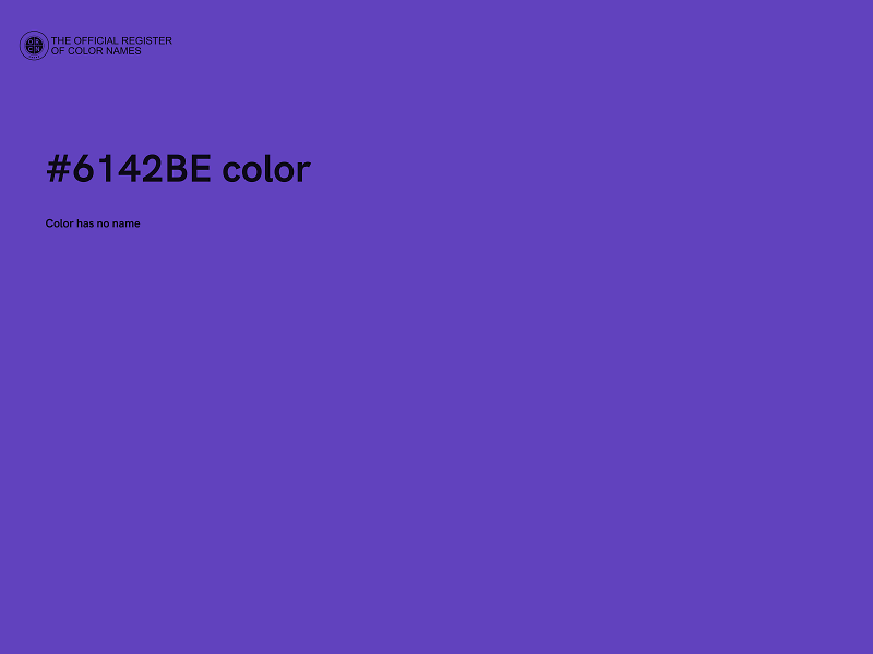 #6142BE color image