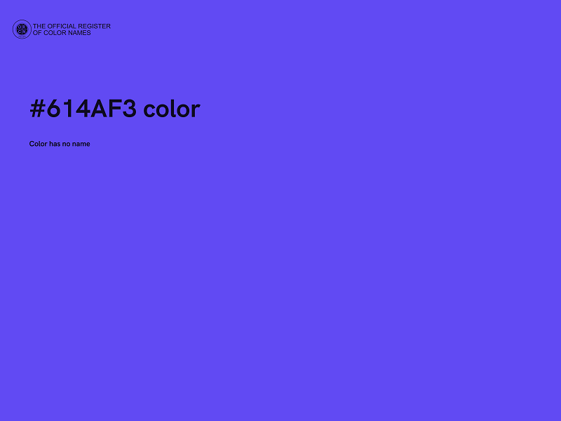 #614AF3 color image