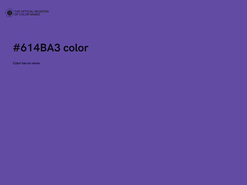 #614BA3 color image