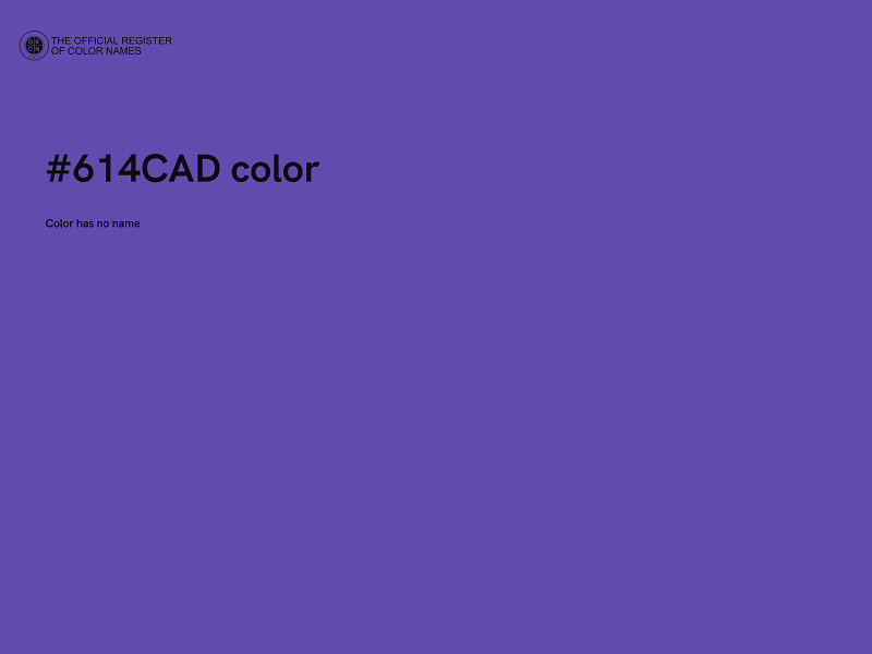 #614CAD color image