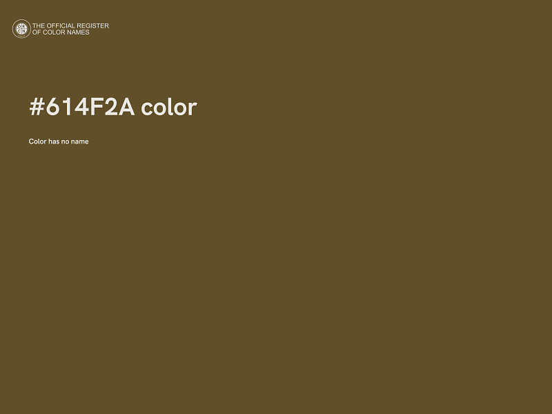 #614F2A color image