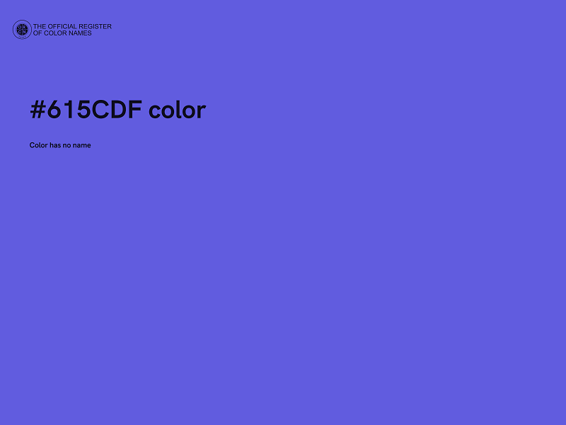 #615CDF color image